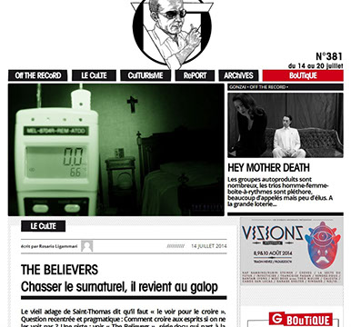 the believers, article, presse, média, Gonzaï Magazine,